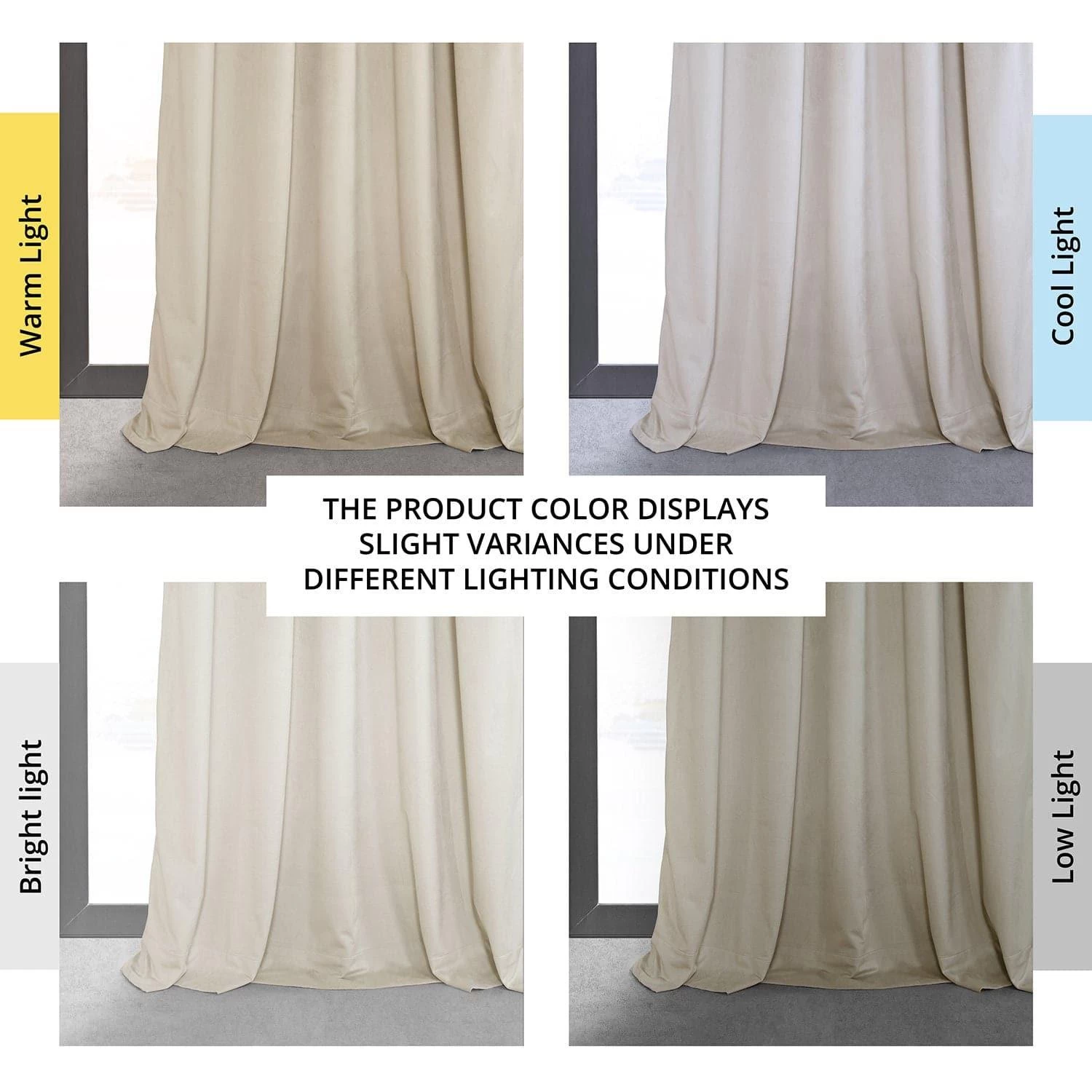 Neutral Ground French Pleat Signature Velvet Blackout Curtain 8 Neutral Ground French Pleat Signature Velvet Blackout Curtain - Image 6