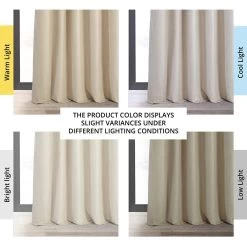 Neutral Ground Grommet Signature Velvet Blackout Curtain 13 Neutral Ground Grommet Signature Velvet Blackout Curtain -Chic Curtains Shop VPCH 180103 angled front view e9c6511c e6ee 49aa 8004 82dda43210e0