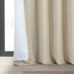 Neutral Ground Signature Velvet Blackout Curtain -Chic Curtains Shop VPCH 180103 lining view