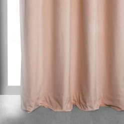 Rosey Dawn Grommet Signature Velvet Blackout Curtain -Chic Curtains Shop VPCH 180409 GRBO 94353 4