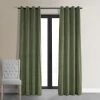 Hunter Green Grommet Signature Velvet Blackout Curtain -Chic Curtains Shop VPCH 190622 GRBO 94354