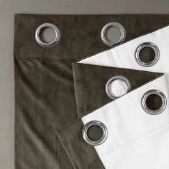 Java Grommet Signature Velvet Blackout Curtain -Chic Curtains Shop VPCH 190912 GRBO alt1