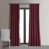 Burgundy Signature Velvet Blackout Curtain -Chic Curtains Shop VPCH 192018 front view