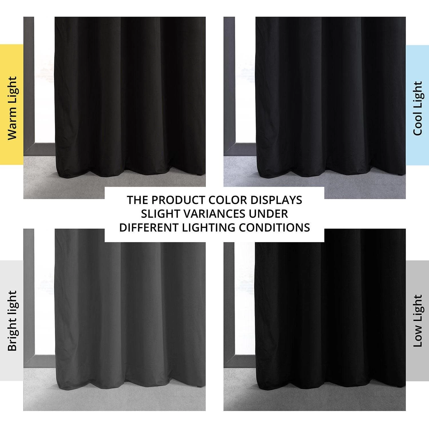 Warm Black Grommet Signature Velvet Blackout Curtain 8 Warm Black Grommet Signature Velvet Blackout Curtain - Image 6