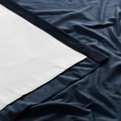 Midnight Blue French Pleat Signature Velvet Blackout Curtain 10 Midnight Blue French Pleat Signature Velvet Blackout Curtain -Chic Curtains Shop VPCH 194023 FP 35905 3