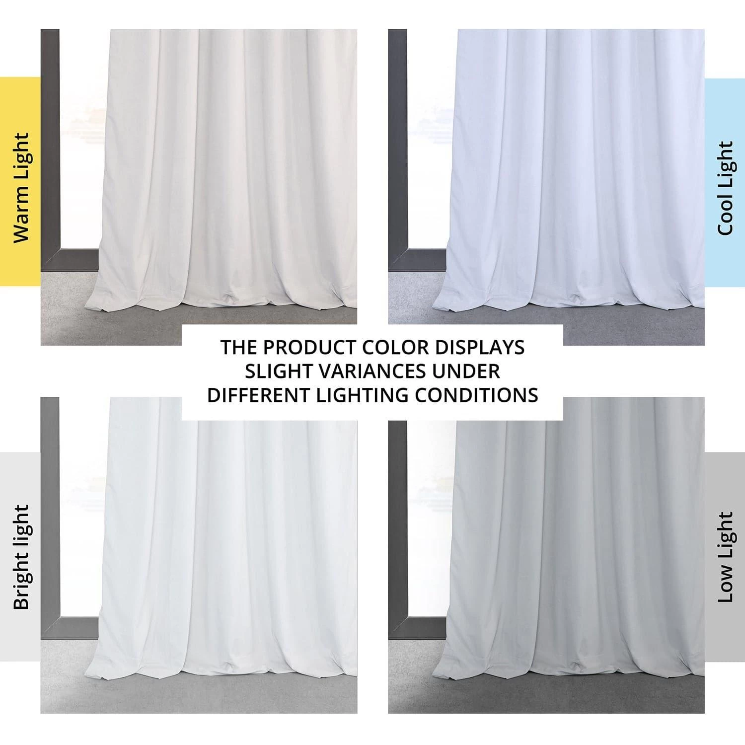 Primary White French Pleat Signature Velvet Blackout Curtain 8 Primary White French Pleat Signature Velvet Blackout Curtain - Image 6