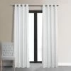 Primary White Grommet Signature Velvet Blackout Curtain -Chic Curtains Shop VPCH 202102 GRBO 94355