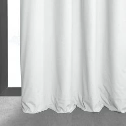Primary White Grommet Signature Velvet Blackout Curtain -Chic Curtains Shop VPCH 202102 GRBO 94355 4