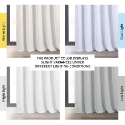 Primary White Grommet Signature Velvet Blackout Curtain -Chic Curtains Shop VPCH 202102 angled front view ff8035e1 68ee 42f4 8bd6 82f36c3ccd26