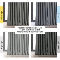 Silver Grey Signature Extra Wide Velvet Blackout Curtain -Chic Curtains Shop VPCH VET1213 angled front view 616c2341 1e2f 4905 a286 41389397caeb