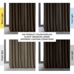 Java Signature Extra Wide Velvet Blackout Curtain 13 Java Signature Extra Wide Velvet Blackout Curtain -Chic Curtains Shop VPCH VET1214 angled front view