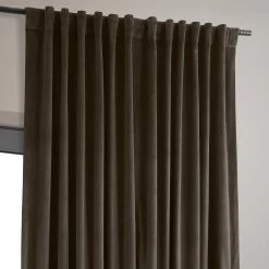 Java Signature Extra Wide Velvet Blackout Curtain 10 Java Signature Extra Wide Velvet Blackout Curtain -Chic Curtains Shop VPCH VET1214 back tab header