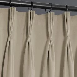 Light Beige French Pleat Heritage Plush Velvet Curtain -Chic Curtains Shop VPYC 161204 FPD french pleat 1 7d457813 7a0f 4798 8332 c3bf1f4206fe