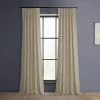 Light Beige French Pleat Heritage Plush Velvet Curtain -Chic Curtains Shop VPYC 161204 FPD front view 4624224c fd2c 40ff b531 eaaf85e2b6ac