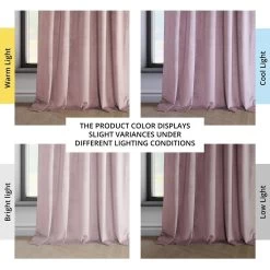 Ballet Pink French Pleat Heritage Plush Velvet Curtain -Chic Curtains Shop VPYC 161207 FPD angled front view 024bc89a 7a2a 42b4 9b0e b31ef6c365c2