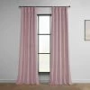 Ballet Pink Heritage Plush Velvet Curtain -Chic Curtains Shop VPYC 161207 front view