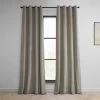 Gallery Taupe Grommet Heritage Plush Velvet Curtain -Chic Curtains Shop VPYC 161209 GR front view e82a5ac7 6370 4159 8936 96c061d9032c