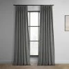 Destiny Grey French Pleat Heritage Plush Velvet Curtain -Chic Curtains Shop VPYC 161213 FPD front view 11b13f88 ce2d 4894 8ec7 ac29a2ab3891
