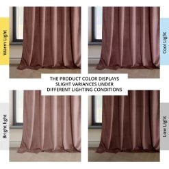 Wild Rose French Pleat Heritage Plush Velvet Curtain -Chic Curtains Shop VPYC 161234 FPD angled front view 0b8b95de 6256 475f a750 40a0a8714ec1