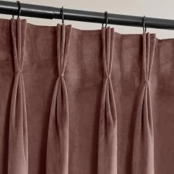 Wild Rose French Pleat Heritage Plush Velvet Curtain -Chic Curtains Shop VPYC 161234 FPD french pleat 1 ca99f5f4 1d38 4bbc 9fec 6cb0883edf7e