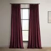 Dark Merlot French Pleat Heritage Plush Velvet Curtain -Chic Curtains Shop VPYC 161252 FPD front view 6b6530ab 22c9 497e b605 444840675edf