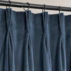 London Blue French Pleat Heritage Plush Velvet Curtain 10 London Blue French Pleat Heritage Plush Velvet Curtain -Chic Curtains Shop VPYC 161258 FPD french pleat 1 c478bfbb 6c6e 4a4a 9d96 b229be55a0f2