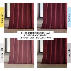 Cinema Red French Pleat Heritage Plush Velvet Curtain -Chic Curtains Shop VPYC 179758 FPD angled front view 12bdf494 3d21 4f3f a3cc 98a97f927243