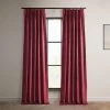 Cinema Red French Pleat Heritage Plush Velvet Curtain -Chic Curtains Shop VPYC 179758 FPD front view 50efaa1f c65e 4630 bcc8 fbcd29c69e06