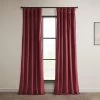 Cinema Red Heritage Plush Velvet Curtain -Chic Curtains Shop VPYC 179758 front view 9cd28832 f28a 4047 a218 b6e8bc315514
