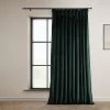 Forestry Green Extra Wide Heritage Plush Velvet Curtain 2 Forestry Green Extra Wide Heritage Plush Velvet Curtain -Chic Curtains Shop VPYC 179759 DW front view
