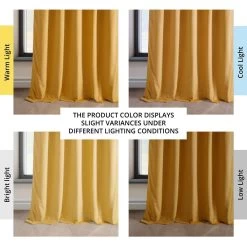 Aztec Gold Heritage Plush Velvet Curtain -Chic Curtains Shop VPYC 179760 angled front view