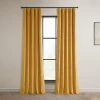 Aztec Gold Heritage Plush Velvet Curtain 1 Aztec Gold Heritage Plush Velvet Curtain -Chic Curtains Shop VPYC 179760 front view