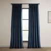Eternal Blue Heritage Plush Velvet Curtain 2 Eternal Blue Heritage Plush Velvet Curtain -Chic Curtains Shop VPYC 179910 front view f77a60f7 a7e6 433b a47c f7096dd13a51