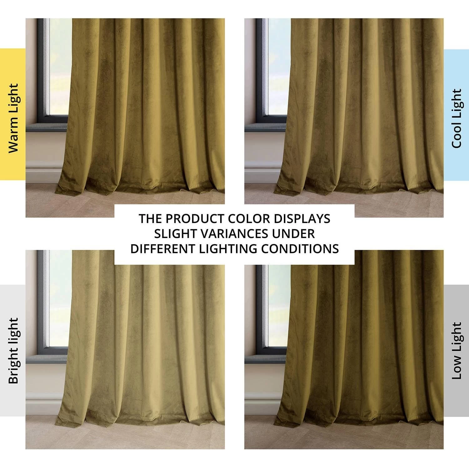 Peat Green French Pleat Heritage Plush Velvet Curtain 8 Peat Green French Pleat Heritage Plush Velvet Curtain - Image 6
