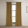 Retro Gold Heritage Plush Velvet Curtain -Chic Curtains Shop VPYC 190159 front view