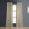 Macchiato Beige Heritage Plush Velvet Curtain 1 Macchiato Beige Heritage Plush Velvet Curtain -Chic Curtains Shop VPYC 198602 front view