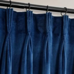Pisces Blue French Pleat Heritage Plush Velvet Curtain 10 Pisces Blue French Pleat Heritage Plush Velvet Curtain -Chic Curtains Shop VPYC 198604 FPD french pleat 1 fbf149f6 cb44 4ebc ac35 8de9b992d589