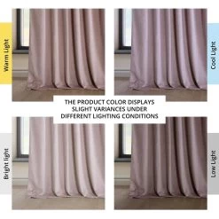 Mauve Heritage Plush Velvet Curtain 13 Mauve Heritage Plush Velvet Curtain -Chic Curtains Shop VPYC 225375 angled front view