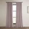 Mauve Heritage Plush Velvet Curtain -Chic Curtains Shop VPYC 225375 front view