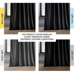 Black Heritage Plush Velvet Curtain 13 Black Heritage Plush Velvet Curtain -Chic Curtains Shop VPYC 230101 6