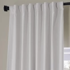 Misty White Signature Plush Velvet Hotel Blackout Curtain 10 Misty White Signature Plush Velvet Hotel Blackout Curtain -Chic Curtains Shop VPYC SBO161201 68951 4