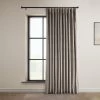 Library Taupe Extra Wide Signature Plush Velvet Hotel Blackout Curtain 2 Library Taupe Extra Wide Signature Plush Velvet Hotel Blackout Curtain -Chic Curtains Shop VPYC SBO161209 DW 94777
