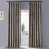 Library Taupe Signature Plush Velvet Hotel Blackout Curtain -Chic Curtains Shop VPYC SBO161209 68965 1