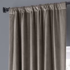 Library Taupe Signature Plush Velvet Hotel Blackout Curtain 11 Library Taupe Signature Plush Velvet Hotel Blackout Curtain -Chic Curtains Shop VPYC SBO161209 68965 3