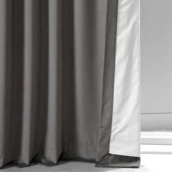 Nightlife Grey Signature Plush Velvet Hotel Blackout Curtain -Chic Curtains Shop VPYC SBO161213 68970 5