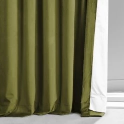 Jalapeno Green Signature Plush Velvet Hotel Blackout Curtain 13 Jalapeno Green Signature Plush Velvet Hotel Blackout Curtain -Chic Curtains Shop VPYC SBO161224 80346 5