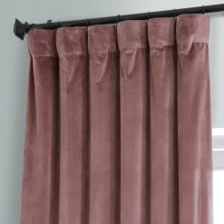 Rosehip Signature Plush Velvet Hotel Blackout Curtain -Chic Curtains Shop VPYC SBO161234 80348 2