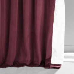 Pomegranate Juice Signature Plush Velvet Hotel Blackout Curtain -Chic Curtains Shop VPYC SBO161252 80349 5