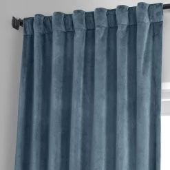Oxford Blue Signature Plush Velvet Hotel Blackout Curtain -Chic Curtains Shop VPYC SBO161258 80373 4