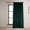 Spirit Green Extra Wide Signature Plush Velvet Hotel Blackout Curtain -Chic Curtains Shop VPYC SBO179759 DW 94781